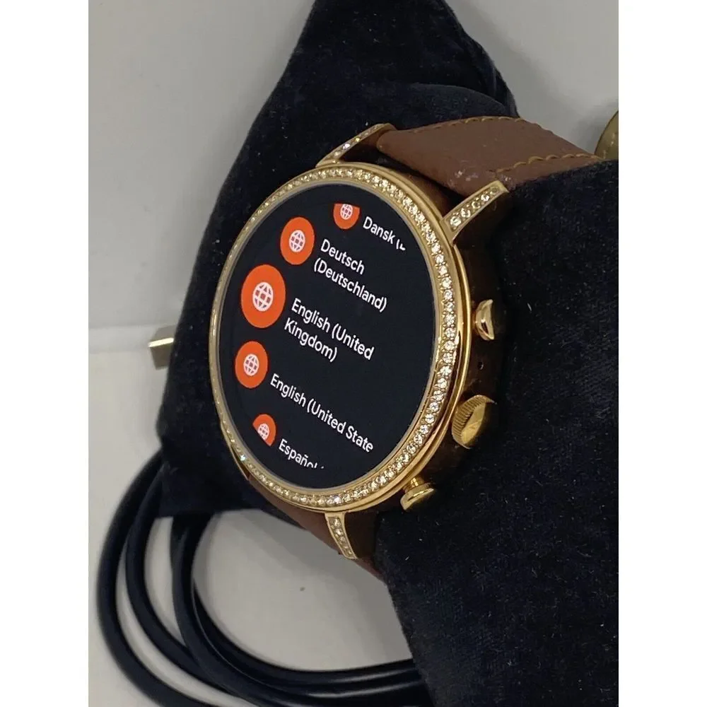 Fossil Gen 4 Authentic Digital Dial Smart Watch Custom Band FTW6021 AB419